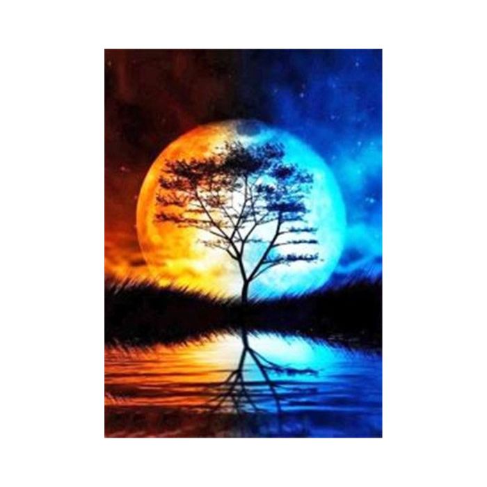 Diamond Painting Vollmondnacht 40x30 cm 1 Stück