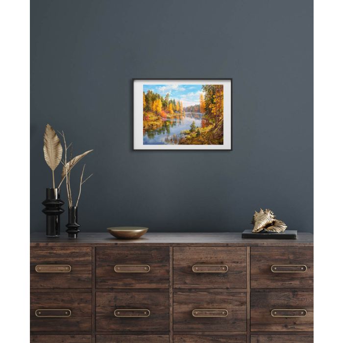 Diamond Painting Flusslandschaft 40x30 cm, Bild 2 von 2