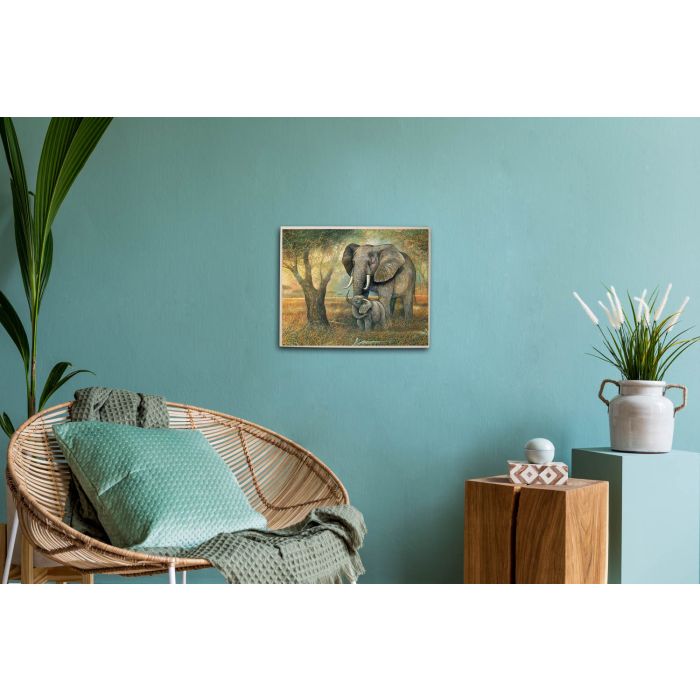 Diamond Painting Elefanten 40x30 cm, Bild 2 von 2