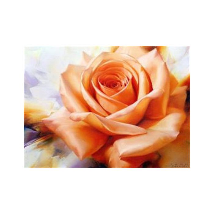 Diamond Painting Orangene Rose 50x40 cm 1 St