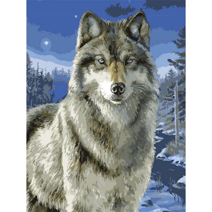 Diamond Painting Wolf 50x40 cm 6037-50231 4016490324027  