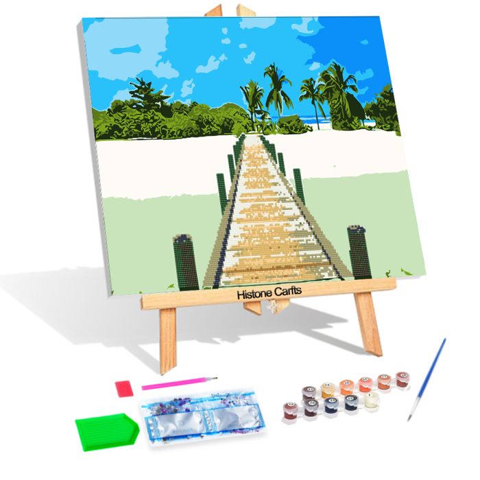 Diamond Painting m.Ölfarben Steg 40x50 cm