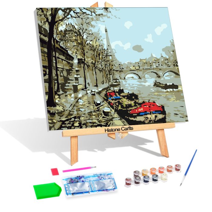Diamond Painting m.Ölfarben Boote 40x50 cm 6038-50121 4016490909071  