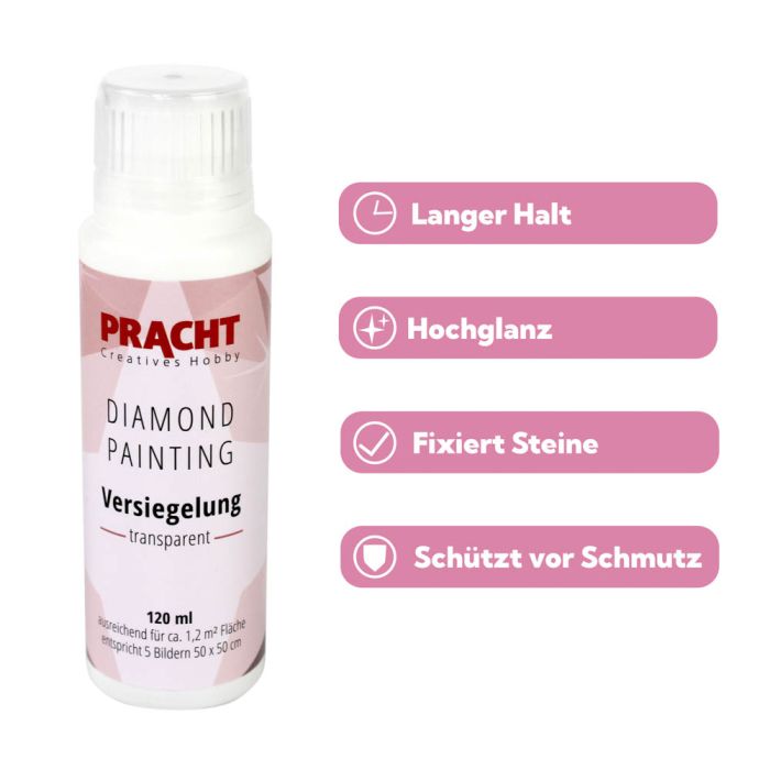Diamond Painting Dotz 120 ml Transparente Fixierung & Versiegelung von Diamanten, Bild 4 von 5