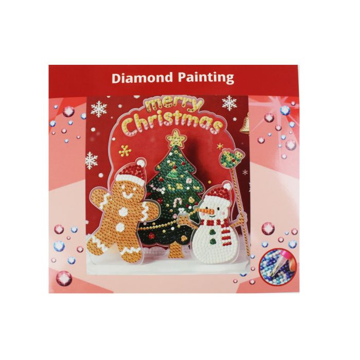 Diamond Painting Aufsteller Merry Christmas 16,5 x 15,5 x 9,5 cm, 1 Stück., Bild 6 von 6