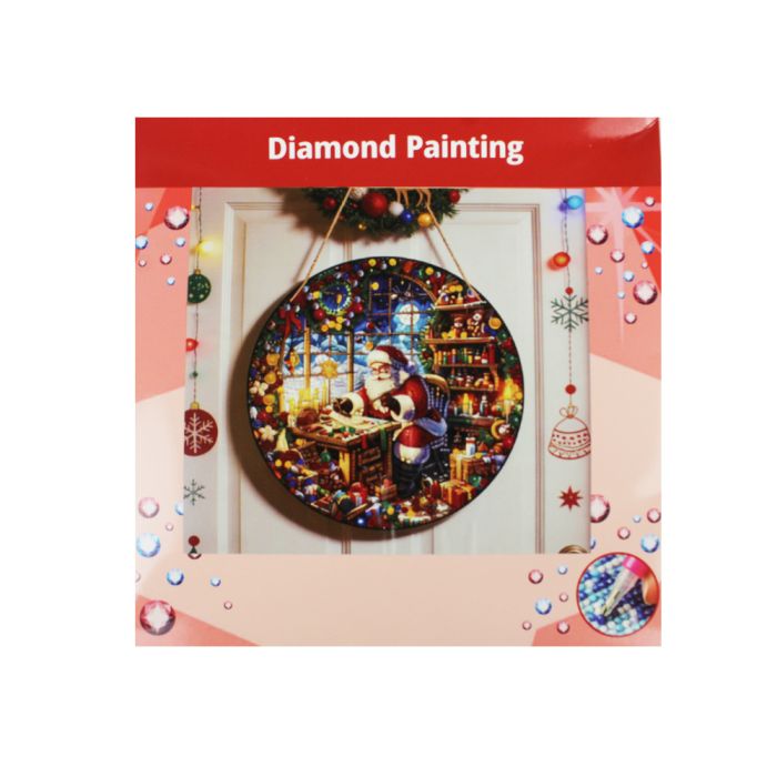 Diamond Painting Aufhänger Weihnachtsmann 24,5 cm, 1 Stück., Bild 6 von 6