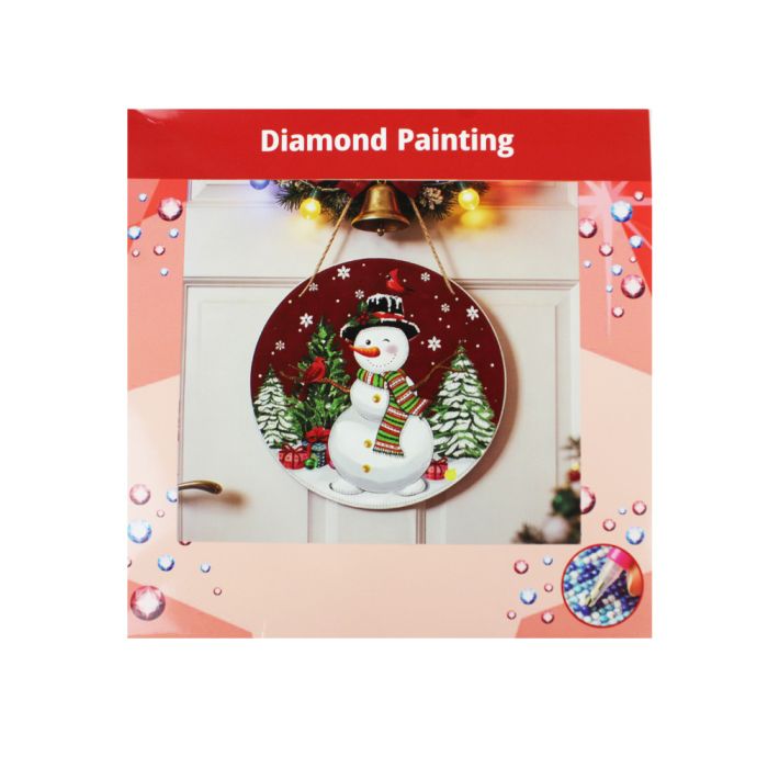 Diamond Painting Aufhänger Schneemann 24,5 cm, 1 Stück., Bild 6 von 6