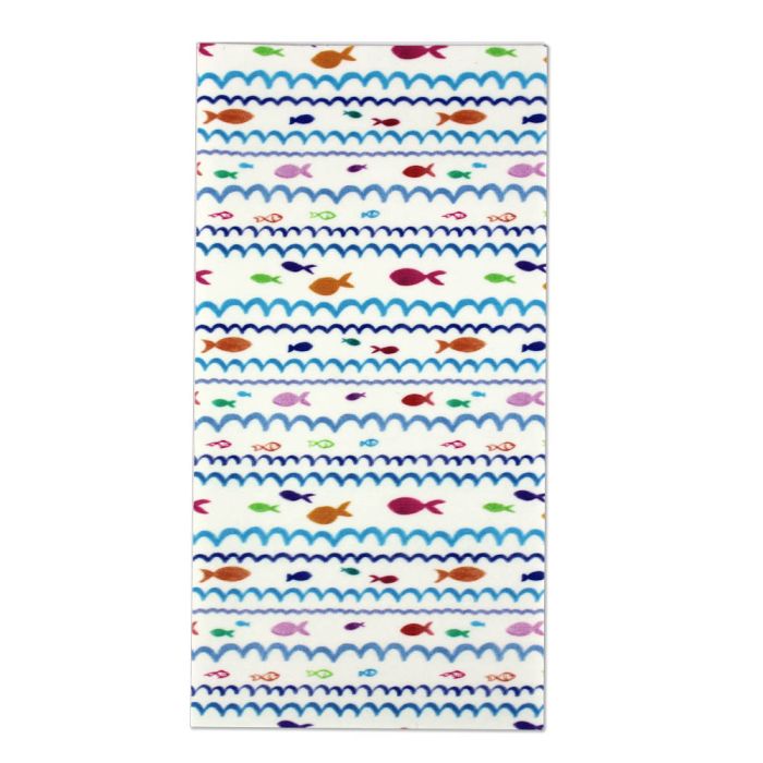 Wachsplatten Fische weiß bunt 200x100x0,5 mm 6998-20011 4016490008606  