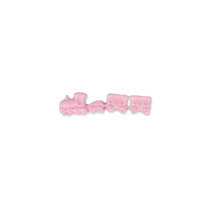 Wachsmotive Eisenbahn rosa 40x10 mm 6999-03151 4016490007098  