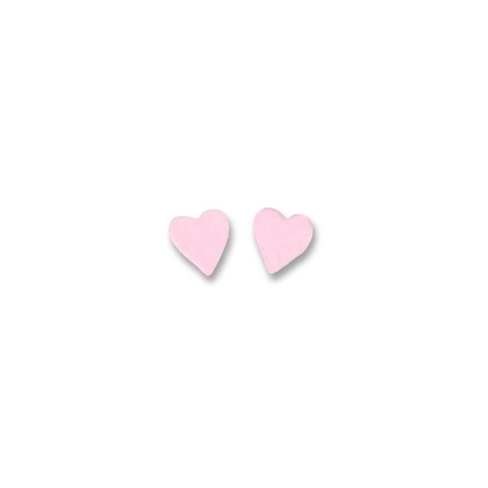 Wachsmotive Herz rosa 11 mm Herz