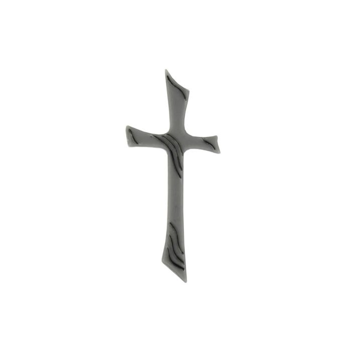 Wachsmotive Kreuz grau schwarz 75x32 mm 6999-17461 4016490007746  