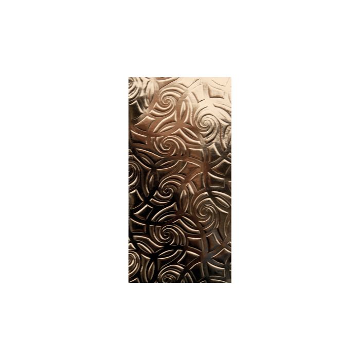 ZERA Wachsplatten goldfarben, metallic gemustert 200x100x0,5 mm 1 Stück, Bild 2 von 2