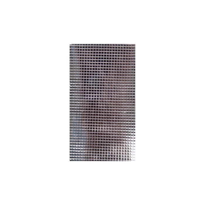 ZERA Wachsplatten silberfarben, Karo metallic 200x100x0,5 mm 1 Stück, Bild 2 von 2