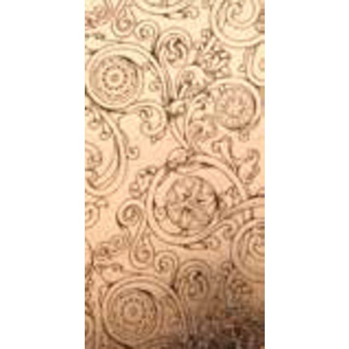 ZERA Wachsplatten rosegoldfarben, bedruckt 200x100x0,5 mm 1 Stück, Bild 2 von 2