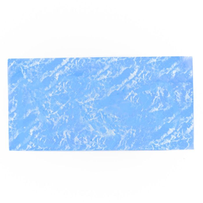 ZERA Wachsplatten Struktur Perlmutt h'blau 200x100x0,5 mm 7003-585 4016490022749  