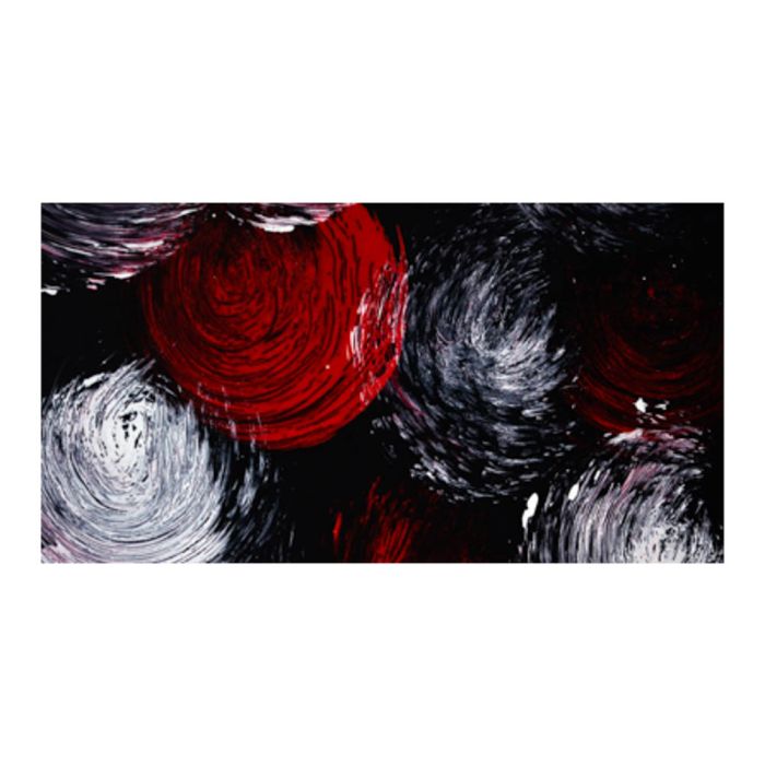 ZERA Wachsplatten wolkig rot-rosa-schwarz 200x100x0,5 mm 1 Stück, Bild 2 von 2