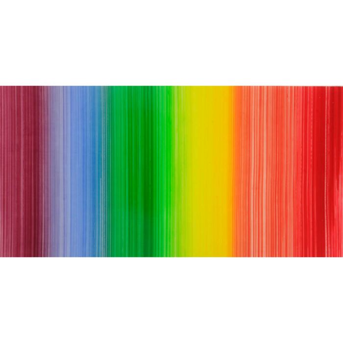 ZERA Wachsplatten gestreift quer Regenbogenfb. 200x100x0,5 mm 7007-285 4016490675310  
