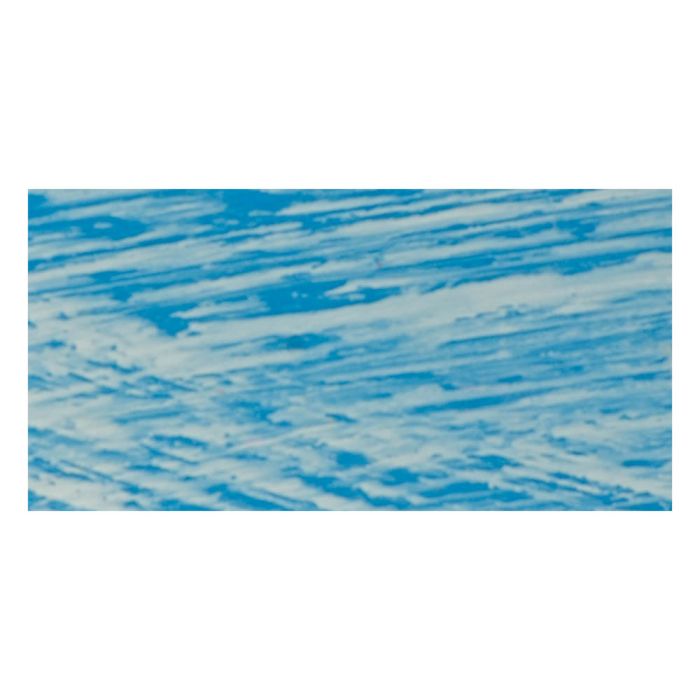 ZERA Wachsplatten Wachs auf Wachs handbemalt gestreift türkis we 200x100x0,5 mm 7007-445 4016490819714  