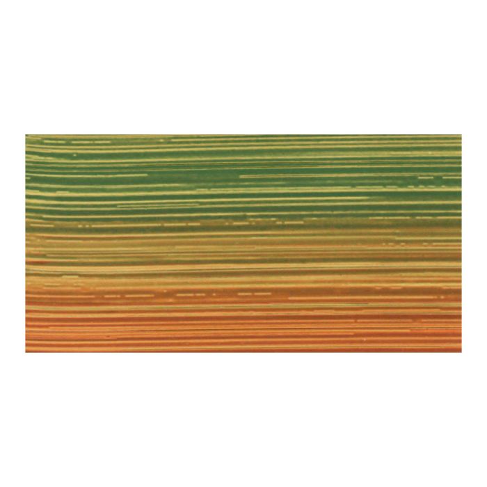 ZERA Wachsplatten gestreift orange grün 200x100x0,5 mm 1 Stück, Bild 2 von 2
