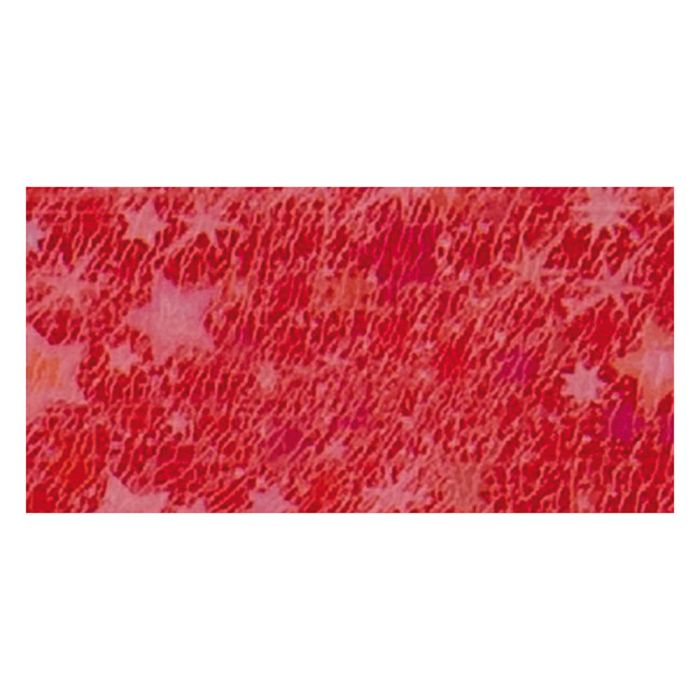 ZERA Wachsplatten flitter Sterne rot 200x100x0,5 mm 1 Stück, Bild 2 von 2