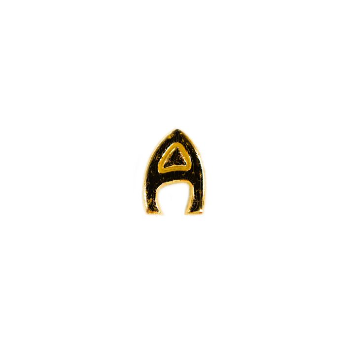 Wachsbuchstaben A goldfb. 8 mm 7012-A931 4016490601753  