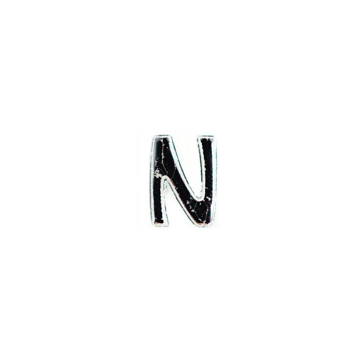Wachsbuchstaben N silberfb. 8 mm 7012-N925 4016490617440  