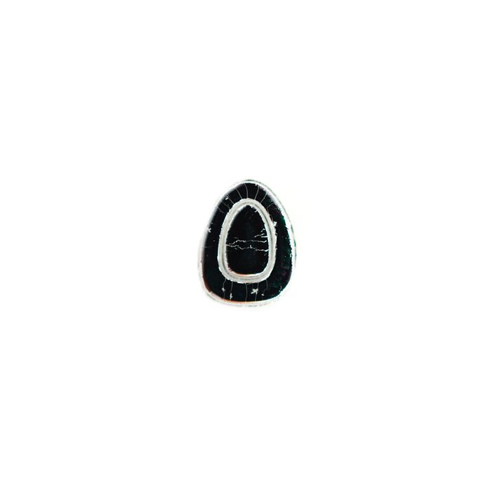 Wachsbuchstaben O silberfb. 8 mm 7012-O925 4016490617464  