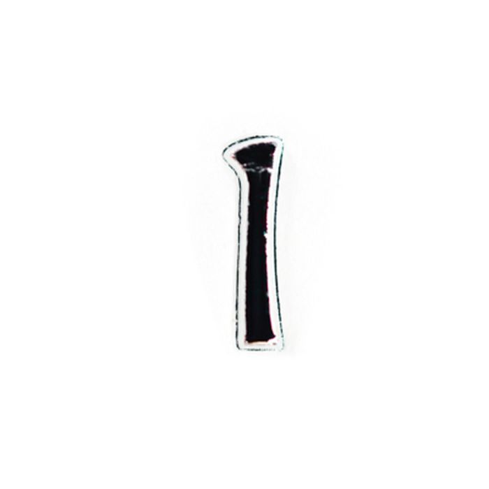 Wachszahlen 1 silberfarben, 8 mm 3 Stück