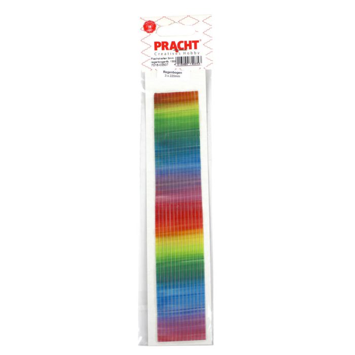 Flachstreifen regenbogenfb. 3 mm 20 cm 7016-03505 4016490740353  