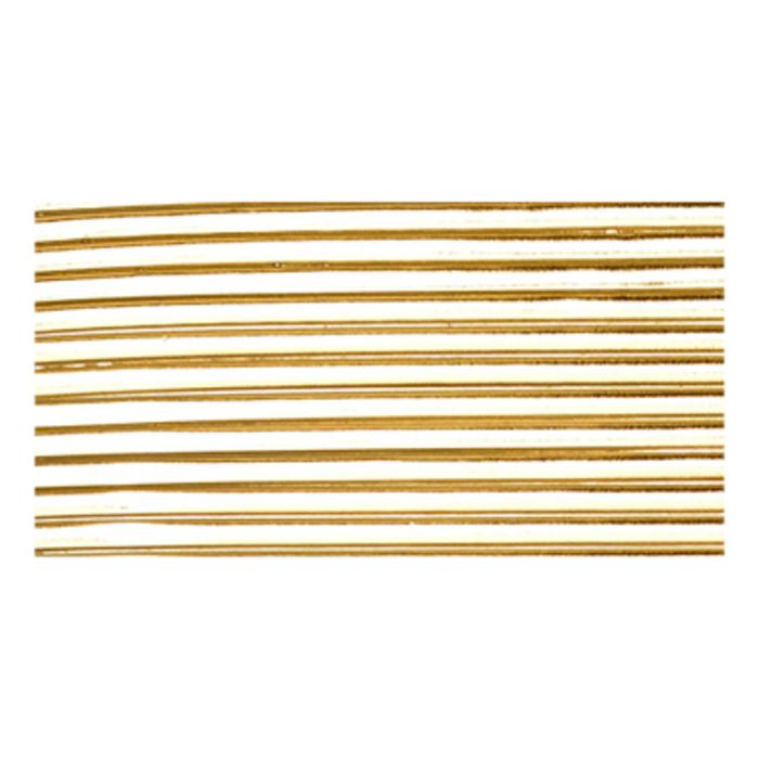 Flachstreifen goldfarben, 3 mm 20 cm 16 Stück, Bild 2 von 2