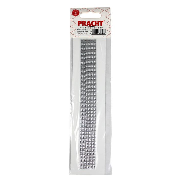 Perlstreifen silberfb. 2 mm 20 cm 7018-02925 4016490607458  