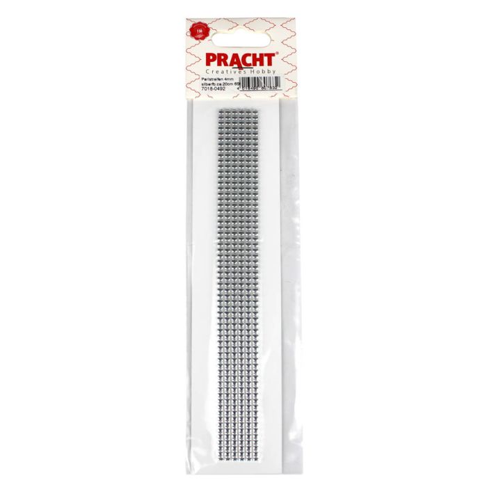 Perlstreifen silberfb. 4 mm 20 cm 7018-04925 4016490607632  