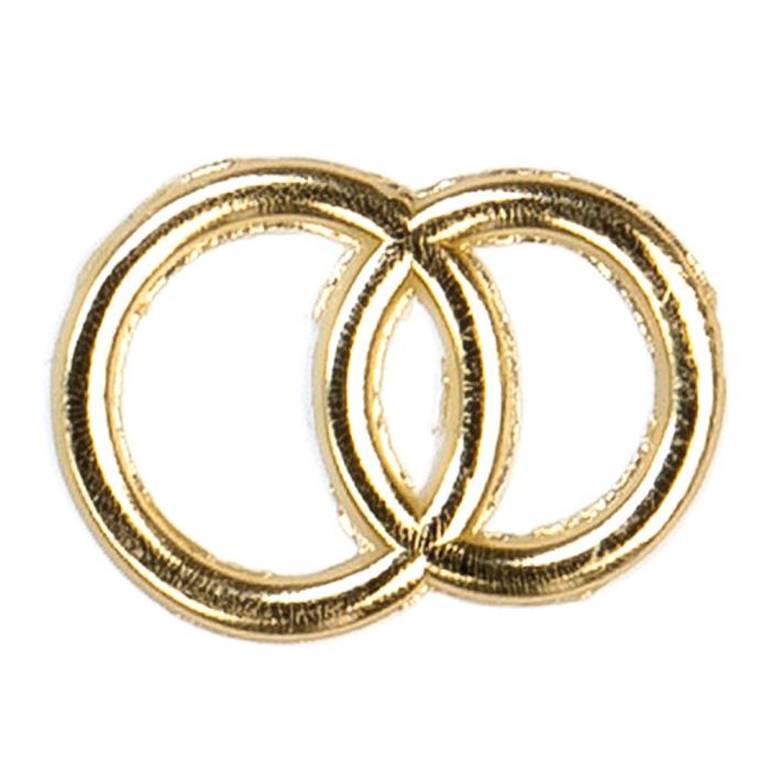 Ehering aus Zera goldfb. 32x24 mm 7036-24931 4016490618928  