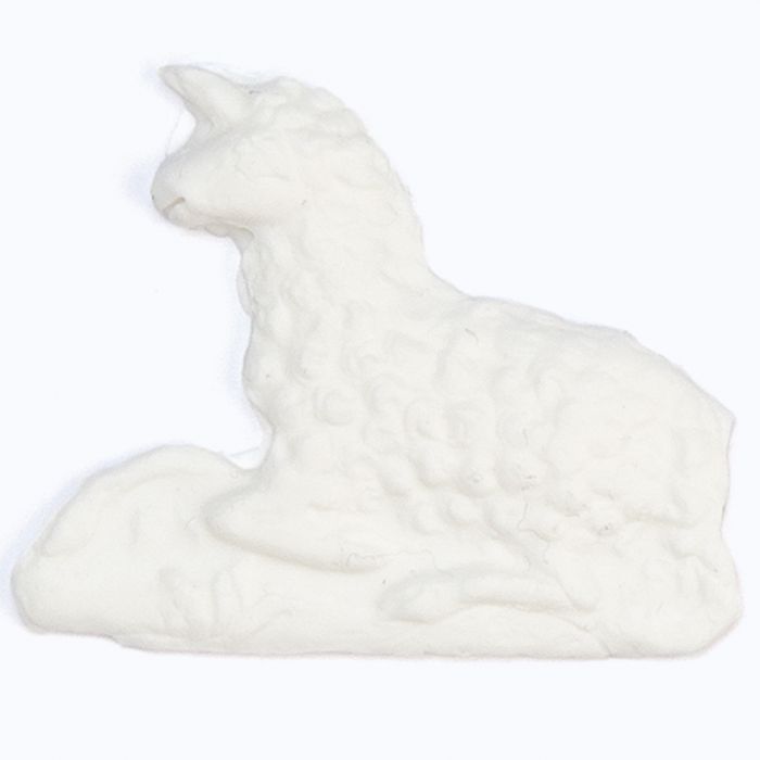 Lamm klein weiß 5x3,9 cm 1 Stück