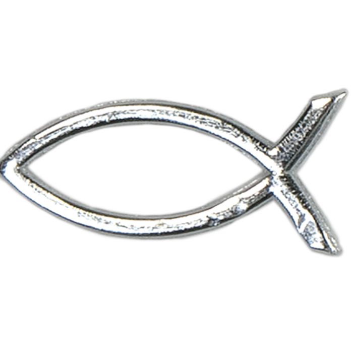 Wachsmotive Fisch silberfb. 40x18 mm 7053-01925 4016490696629  