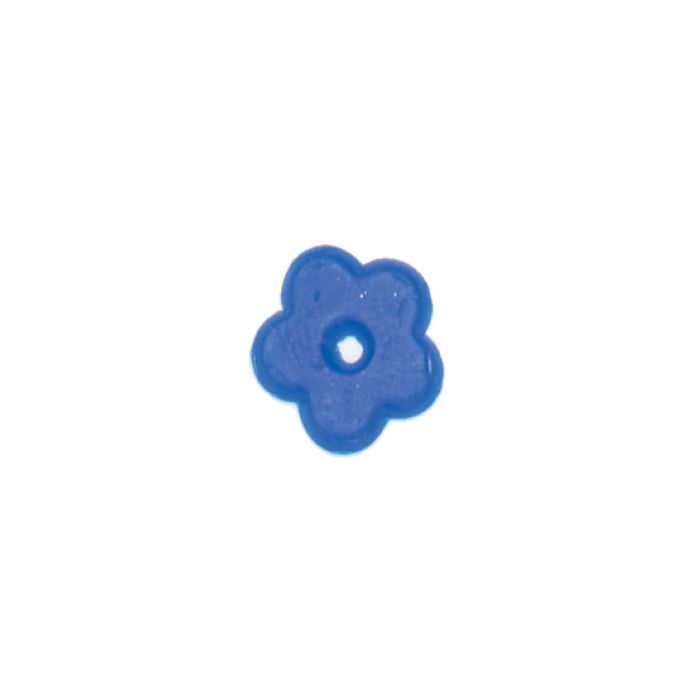 Wachsmotive Blüte blau 13 mm