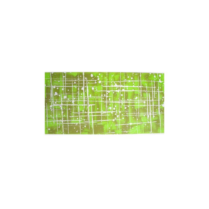 Verzierwachsplatten hellgrün weiß 200x100x0,5 mm 7070-20035 4016490736226  
