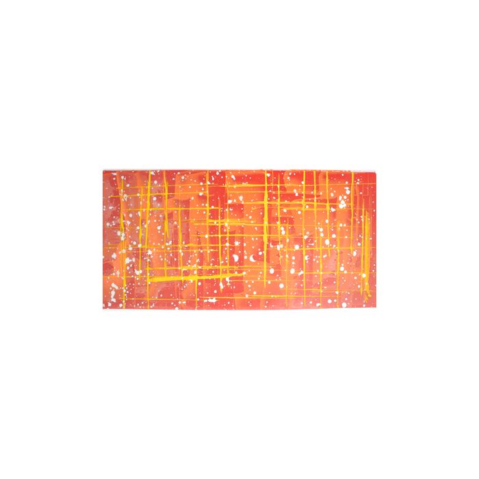 Verzierwachsplatten orange rot weiß 200x100x0,5 mm 7070-20075 4016490736202  