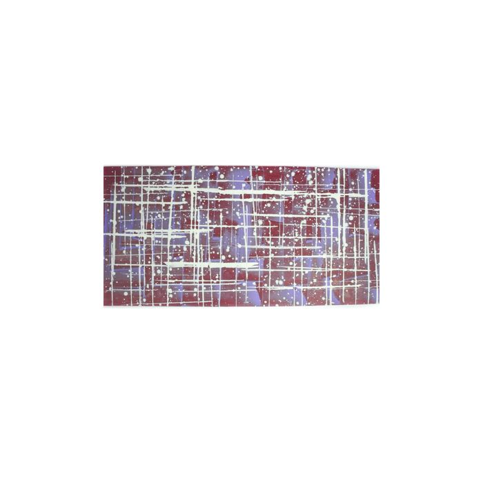 Verzierwachsplatten lila weiß 200x100x0,5 mm 1 Stück, Bild 2 von 2