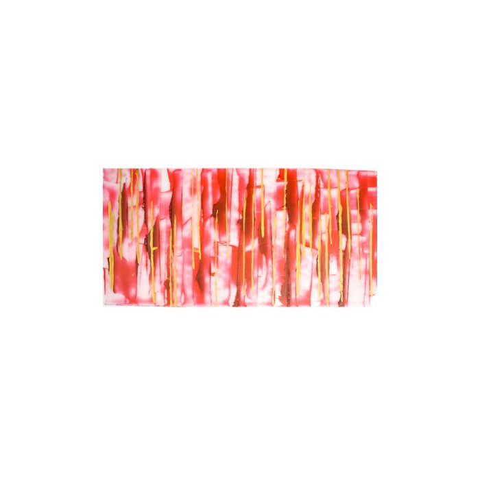 Verzierwachsplatten rot-ton gold 200x100x0,5 mm 1 Stück