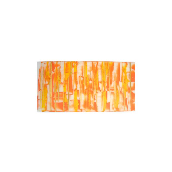 Verzierwachsplatten gelb orange gold 200x100x0,5 mm 1 Stück