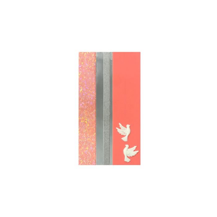 Verzierwachsplatten rosa-ton silber 200x100x0,5 mm 7073-20155 4016490864530  