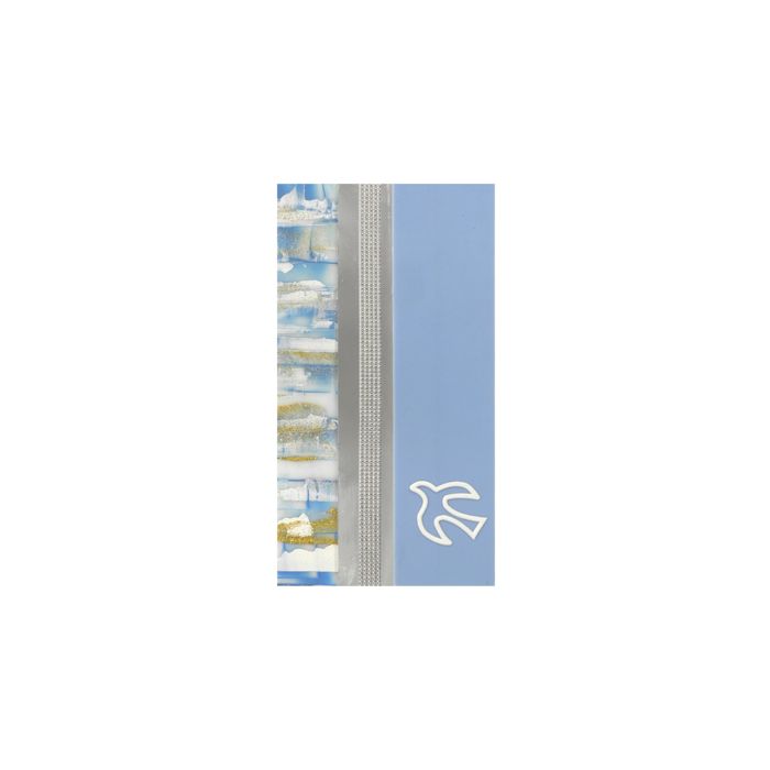 Verzierwachsplatten h blau-ton silber 200x100x0,5 mm 1 Set