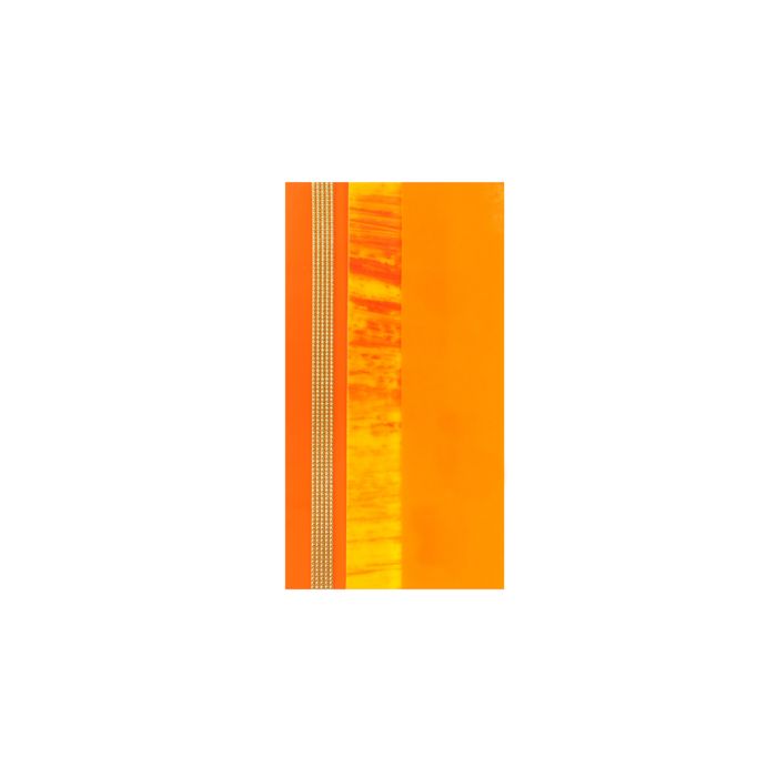 Verzierwachsplatten orange-ton gold 200x100x0,5 mm 1 Set