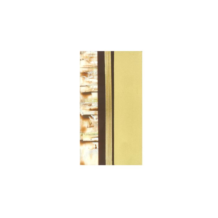 Verzierwachsplatten braun-ton gold 200x100x0,5 mm 1 Set