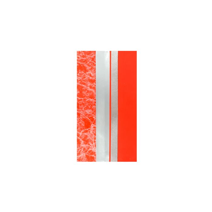 Verzierwachsplatten rot-ton silber 200x100x0,5 mm 7074-20235 4016490829966  