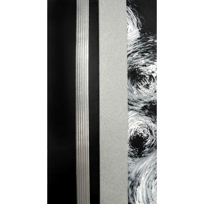 Verzierwachsplatten schwarz grau silber 200x100x0,5 mm 7074-20295 4016490829980  