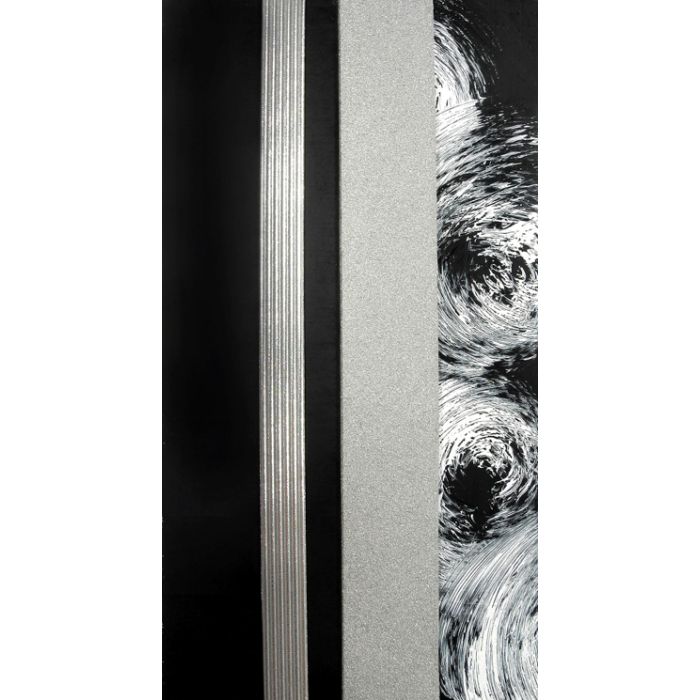 Verzierwachsplatten schwarz grau silber 200x100x0,5 mm 7074-20295 4016490829980  