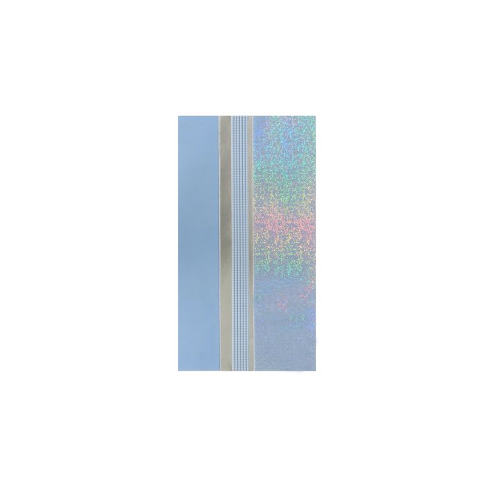Verzierwachsplatten hellblau silber 200x100x0,5 mm 1 Set