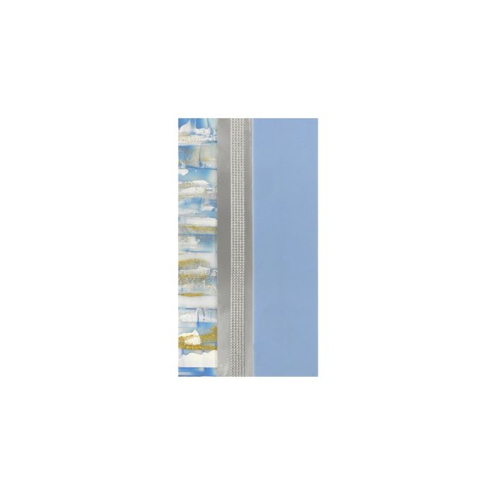 Verzierwachsplatten hellblau-ton silber 200x100x0,5 mm 7074-20485 4016490750291  